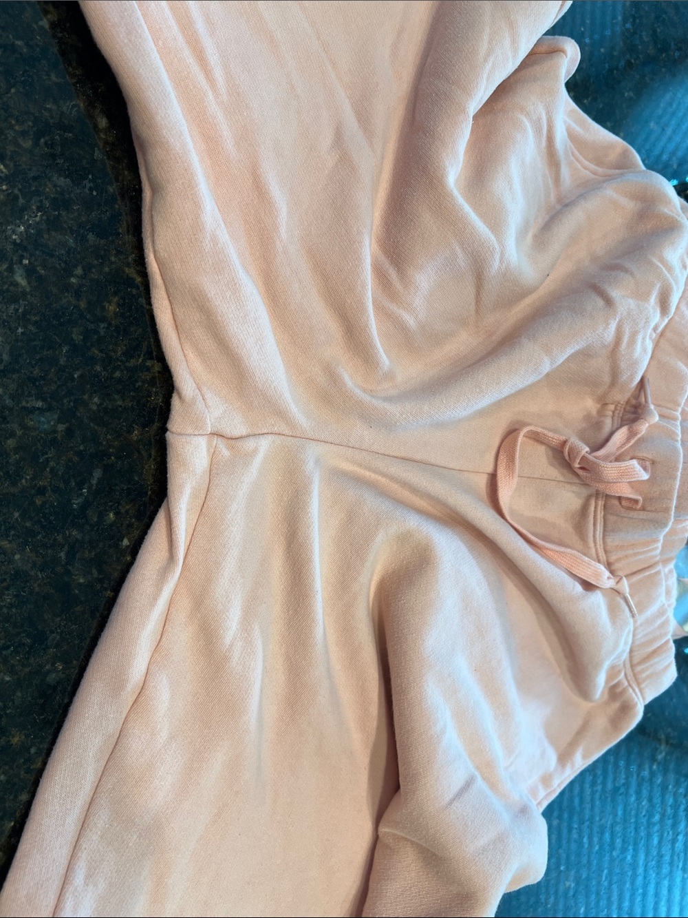 PINK Victoria's Secret Light Pink Holographic Logo Zip Hoodie & Joggers - Picture 7 of 9